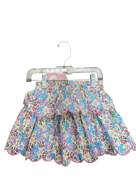 Tiered Skort-Bloomsbury Blossoms