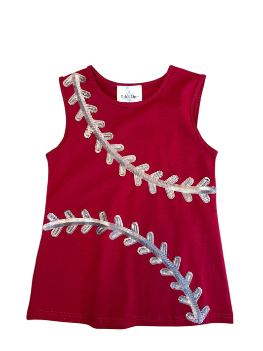 Maroon Baseball Dress