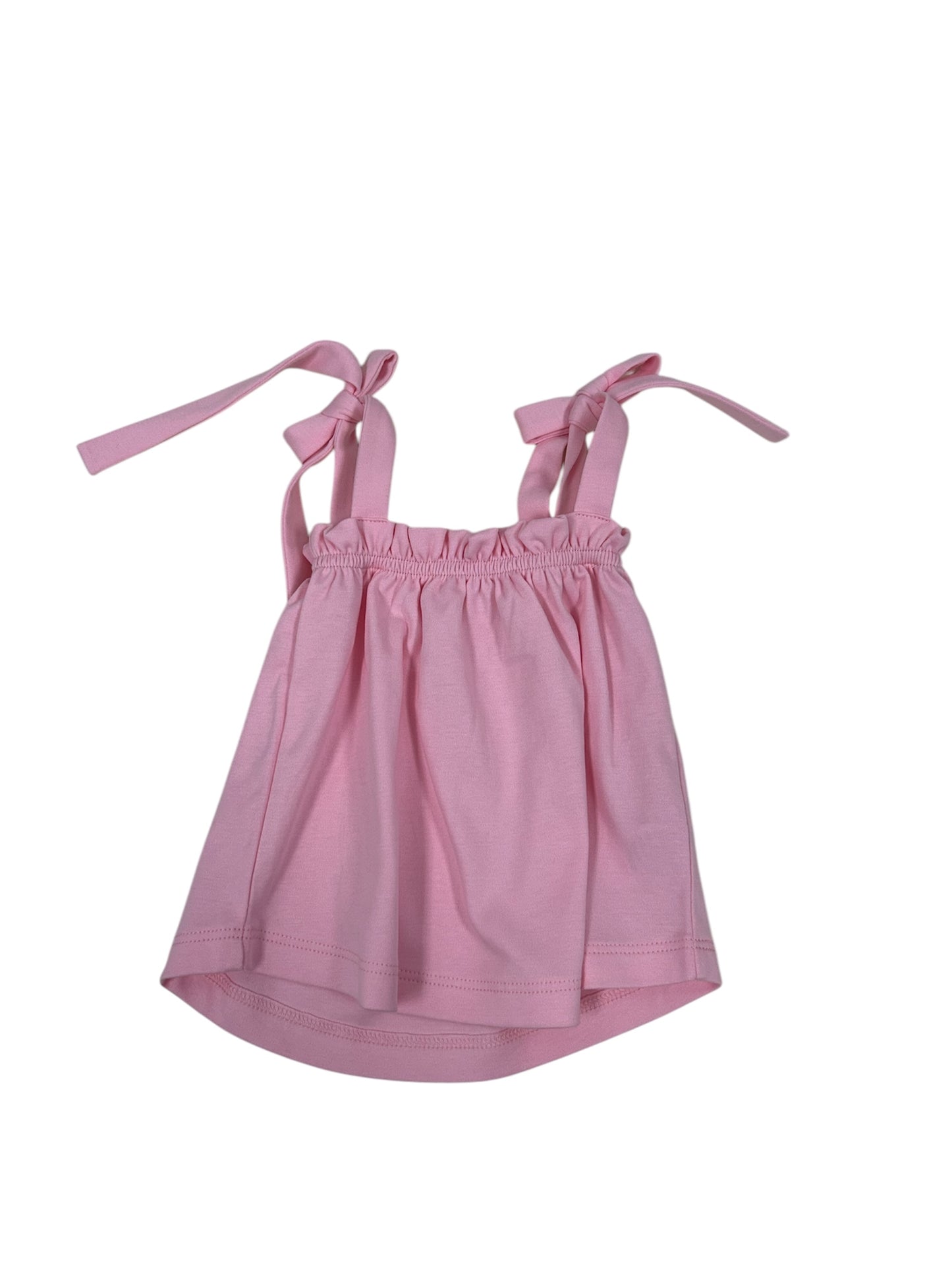 Light pink tie top
