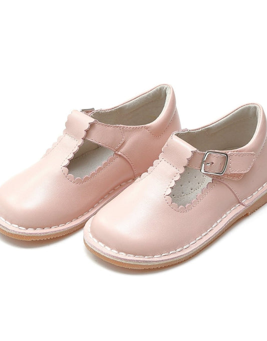 Pink Selina t-strap