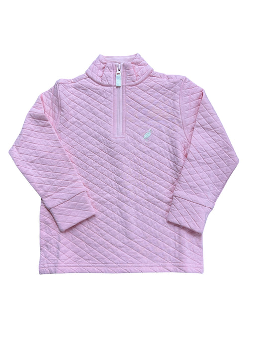Center Coller Half-Zip Sandpearl pink