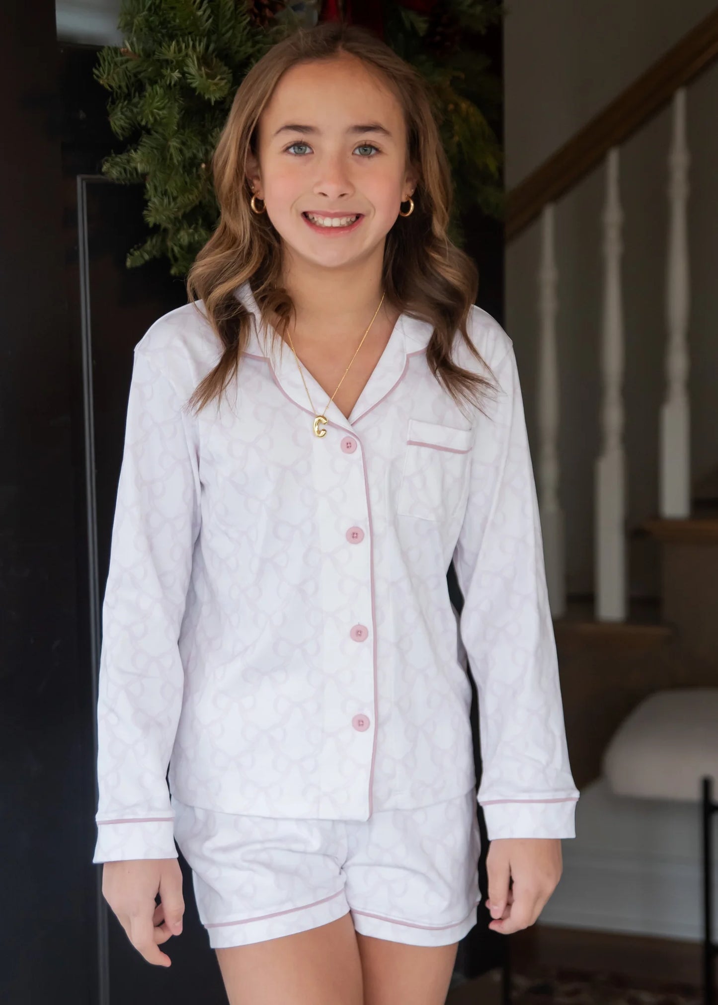 Button Up Lounge Set Bows