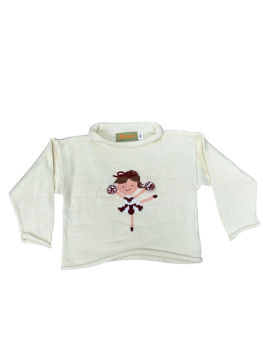 cheerleader sweater