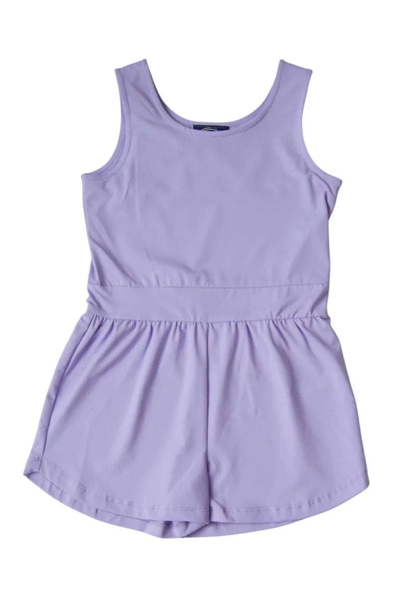 Layla athletic romper purple