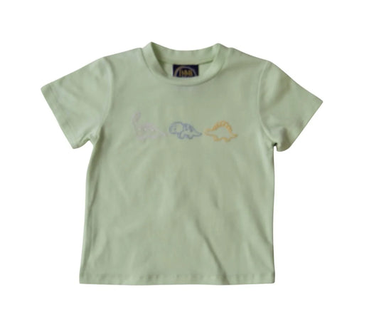Dino land embroidered t-shirt