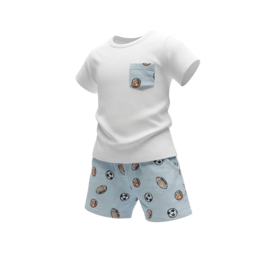 Sports boy short set