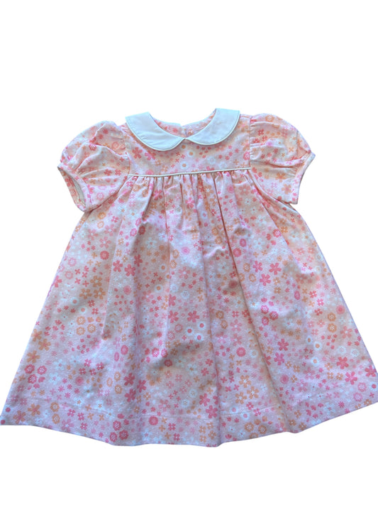 Pink floral float dress