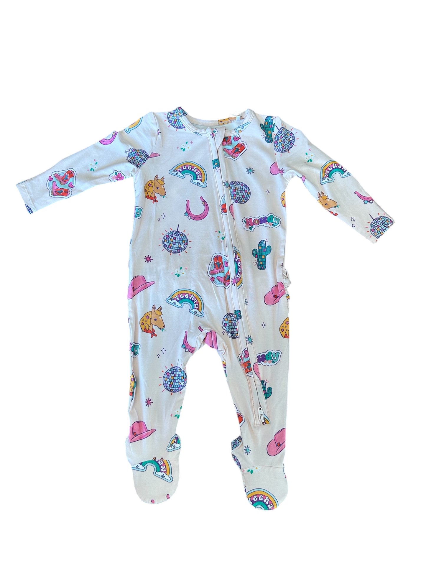 Disco Cowgirl footie