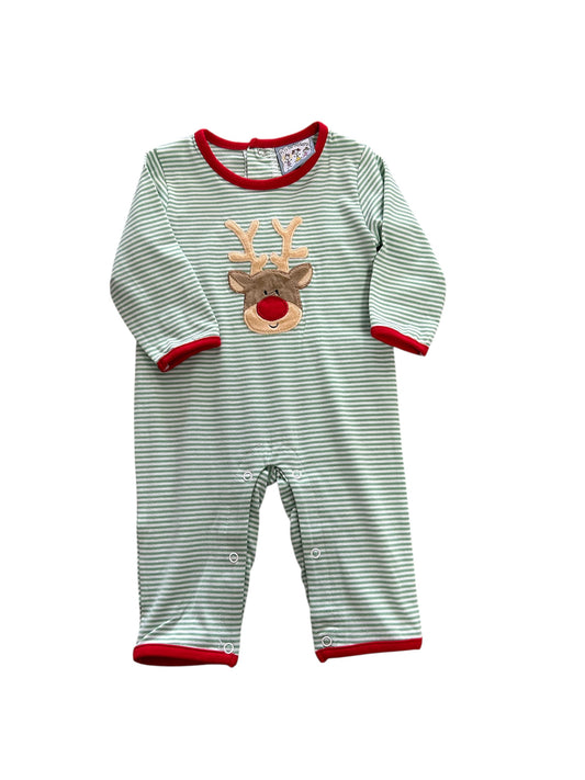 Reindeer applique romper