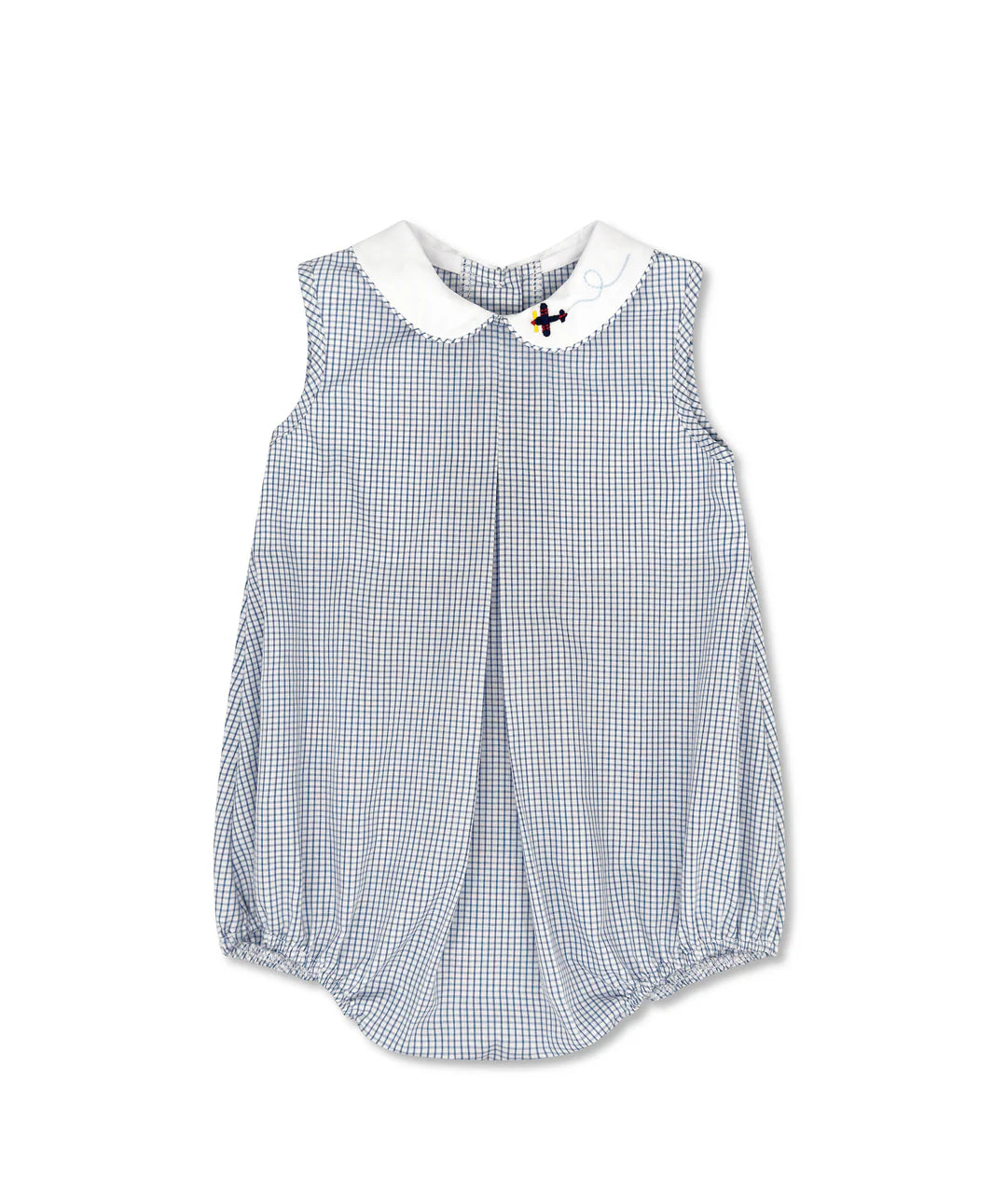 Collier navy window pane bubble