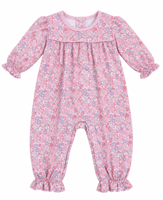 Mauve floral bubble