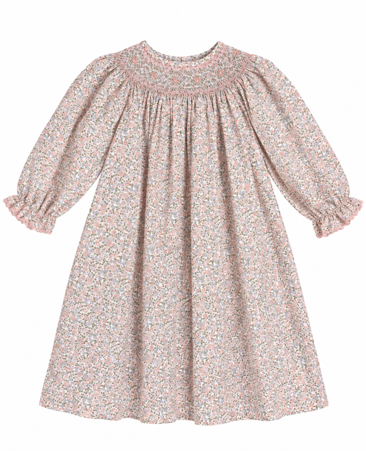 Blush pink liberty floral bishop