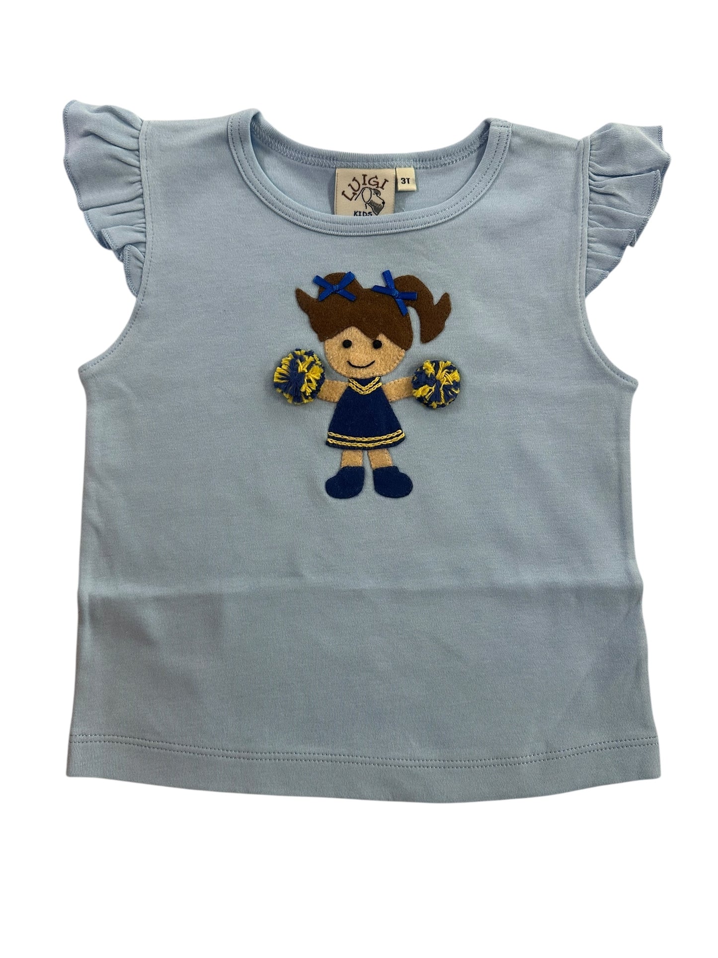 Sky blue Cheerleader top