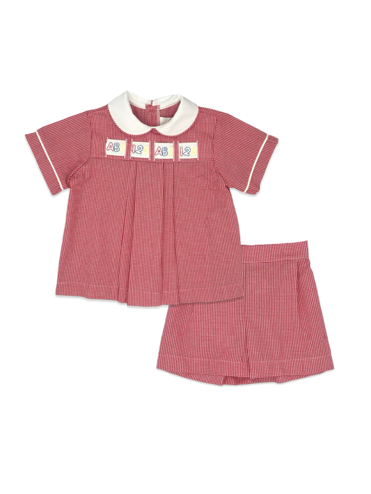 Noah ribbon short set