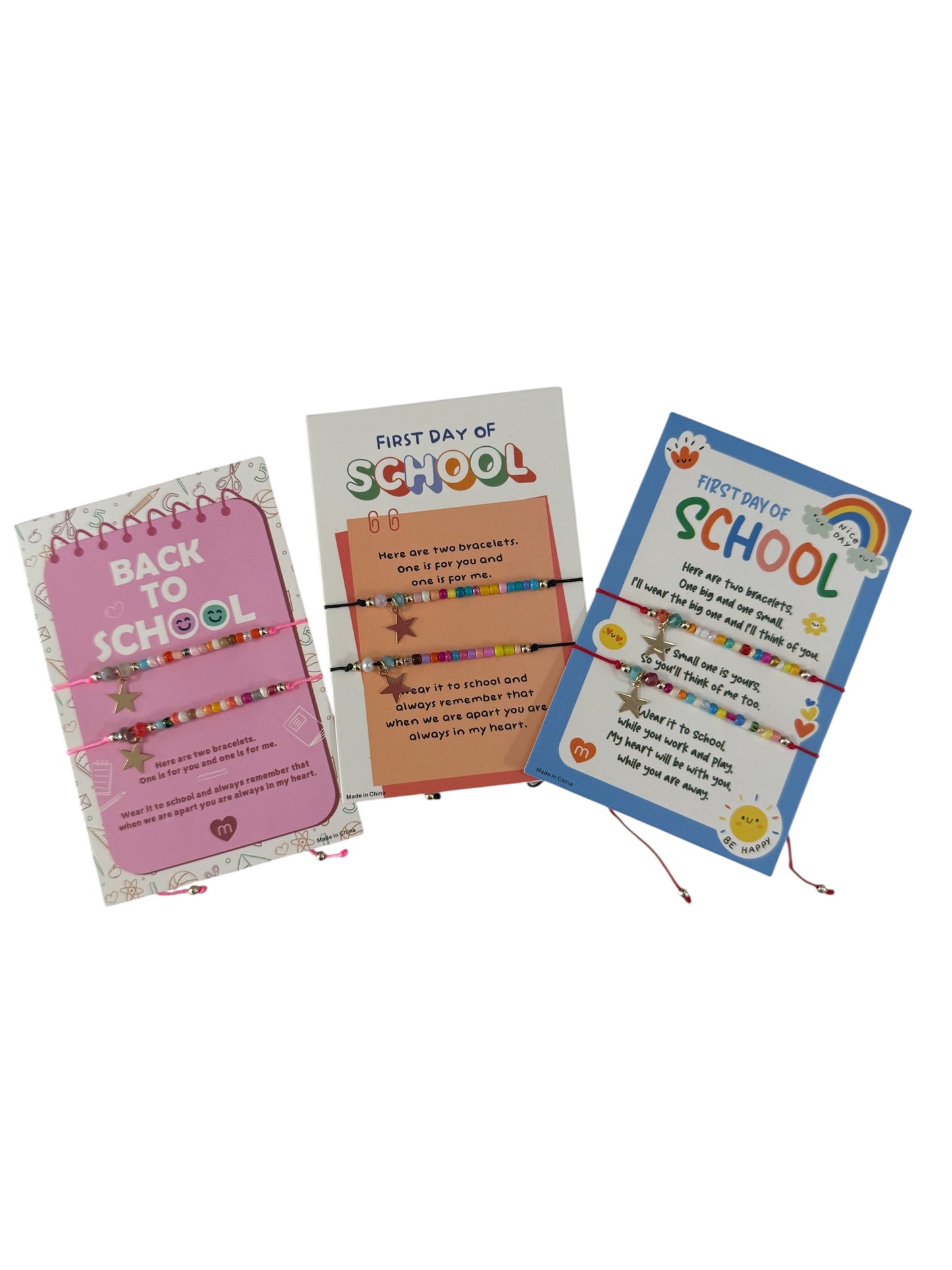 Back to school bracelets