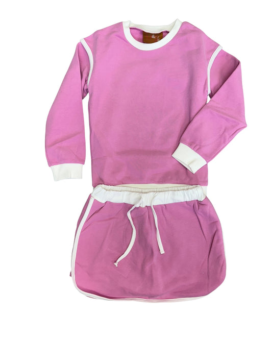 Pink Josie skort set