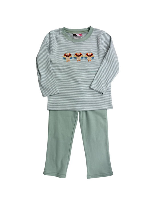 Turkey applique boy pant set