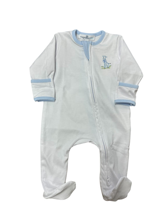 Vintage Griaffe Zipper footie