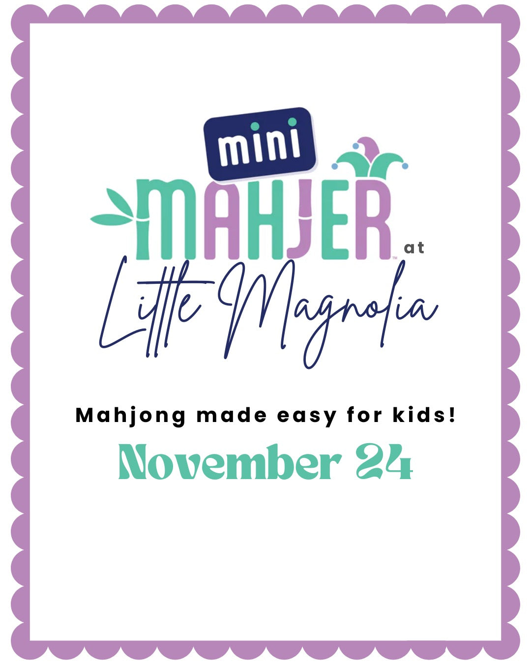 Mini Mahjong November 24th