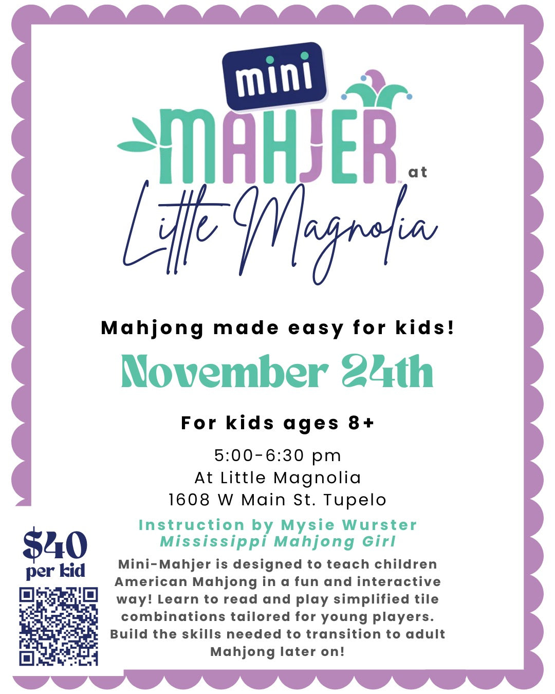 Mini Mahjong November 24th