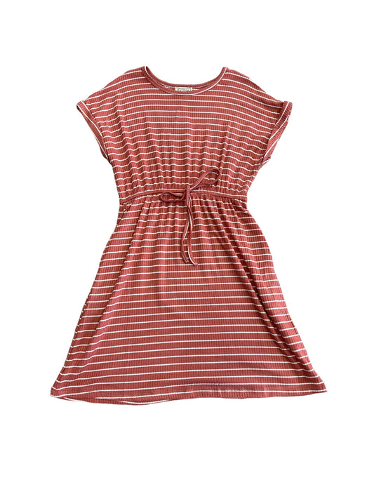 Mauve stripe dress