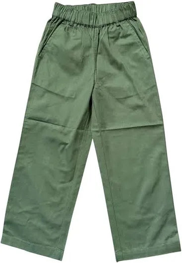 Green pull on pants