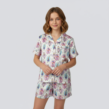 LOUNGWEAR SET-SHORTS KPOP PRINT