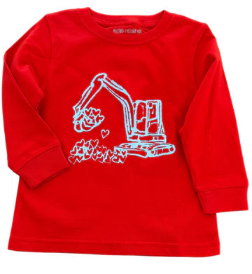 LS Red Heart Digger T-Shirt