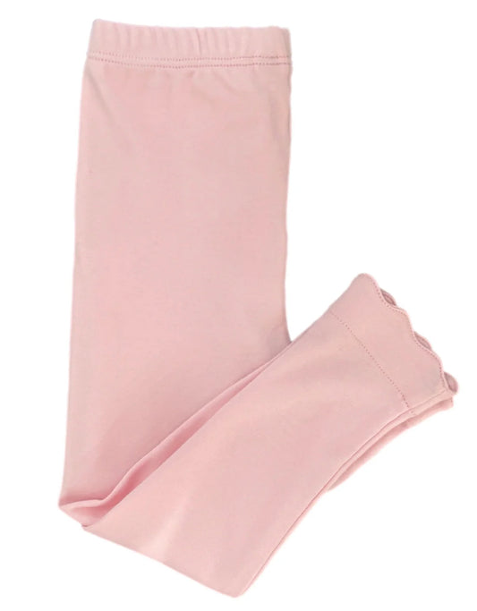 Light pink basic knit leggings