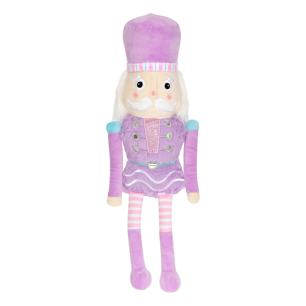 Lavender nutcracker plush