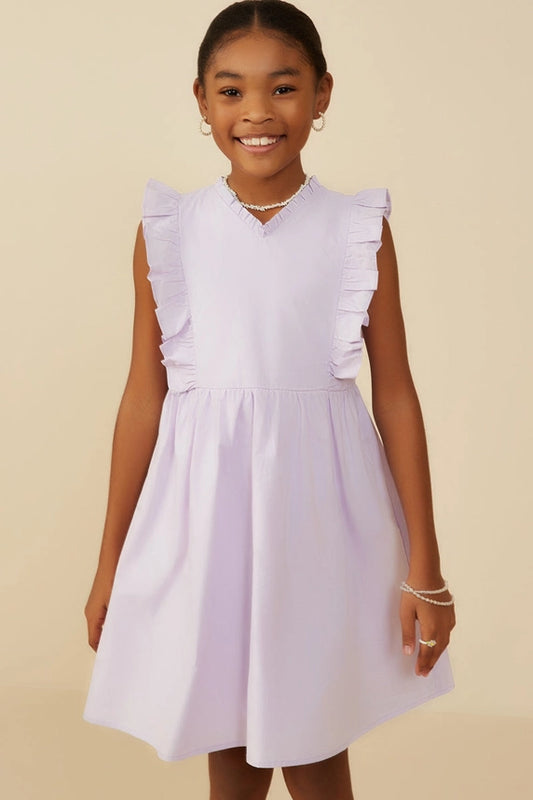 Lavender Poplin Dress