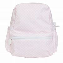 Pink gingham small backpack