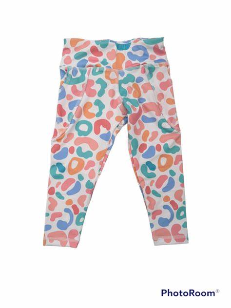 Giraffe colorful spot leggings