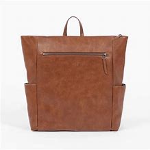 Large Leather Diaper Bag
