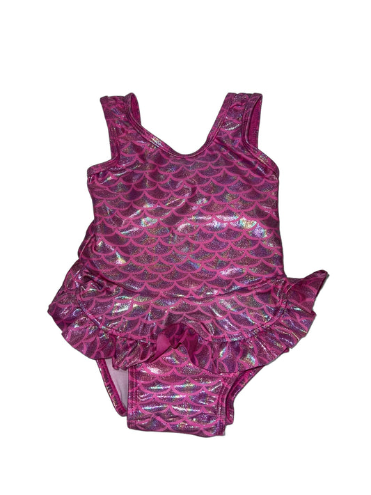 Pink Shiny scales swimsuit