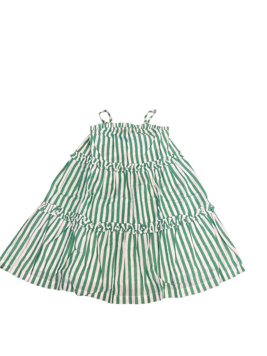 Green stripe dress