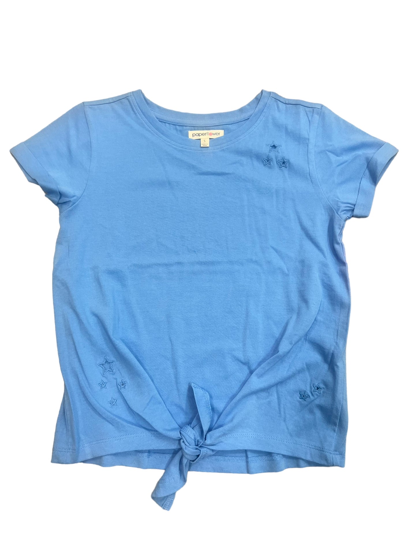 Blue star cut out tee