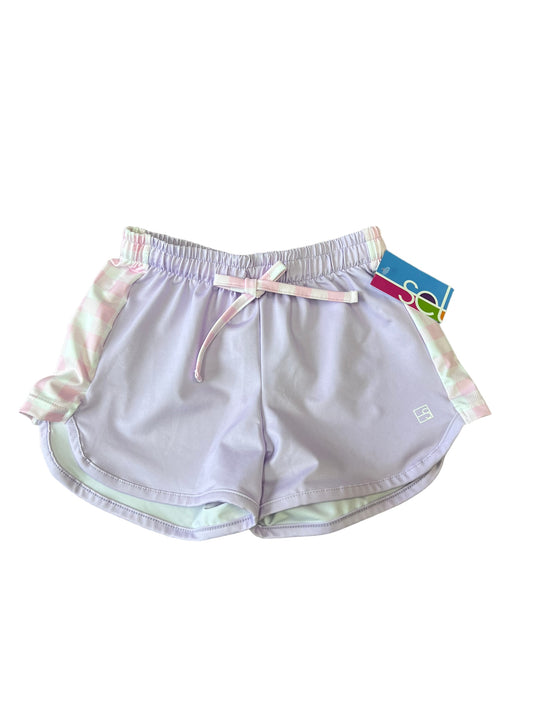Pink/Lav gingham shorts