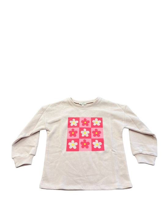 Floral graphic sweatshirt