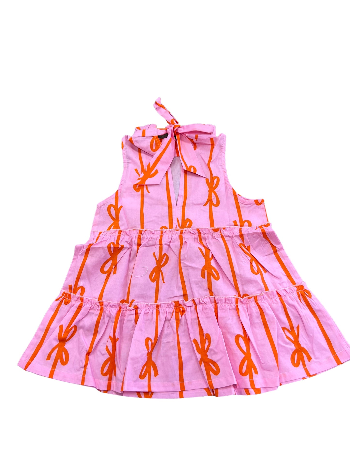 Addison Pink bow dress