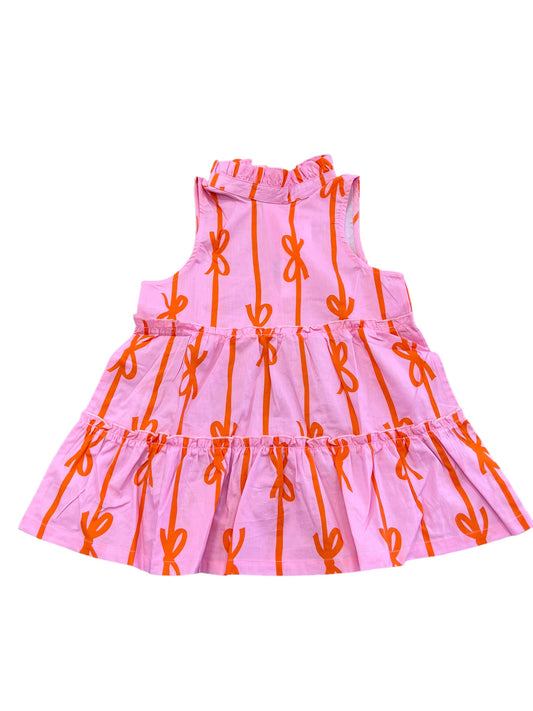 Addison Pink bow dress