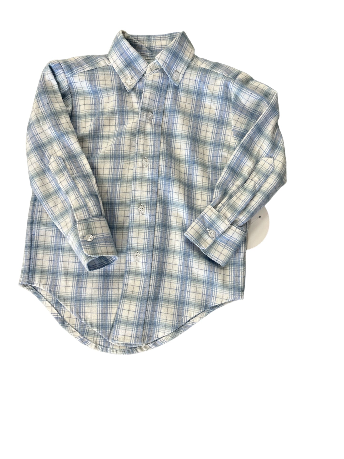 blue/tan plaid
