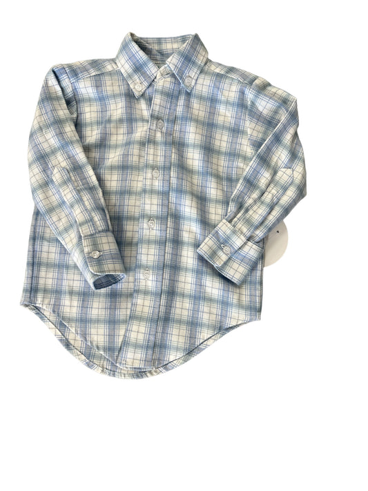 blue/tan plaid