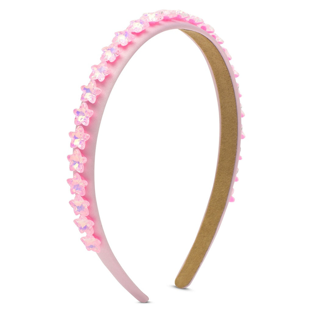 Pink star headband