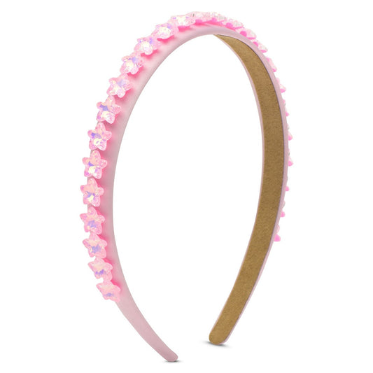 Pink star headband