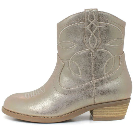 Mia Little KIt Gold short boots
