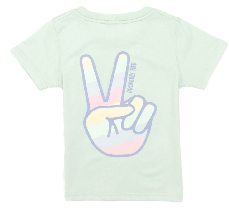 Girls Peace Sign SS