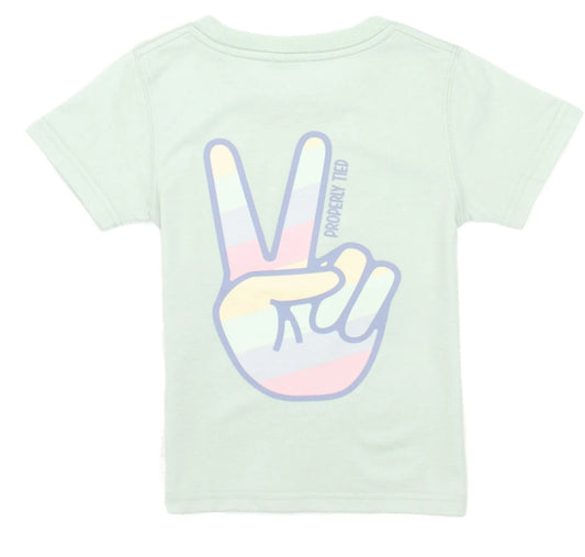Girls Peace Sign SS