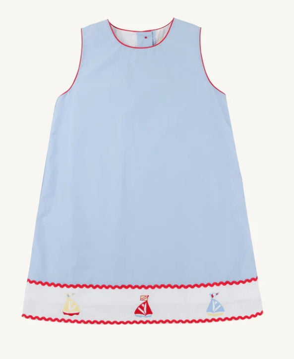 Annie Apron Sailboat dress