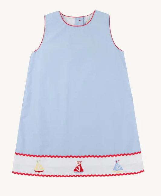 Annie Apron Sailboat dress